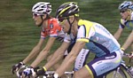 Andy Schleck w�hrend der elften Etappe der Tour de France 2009